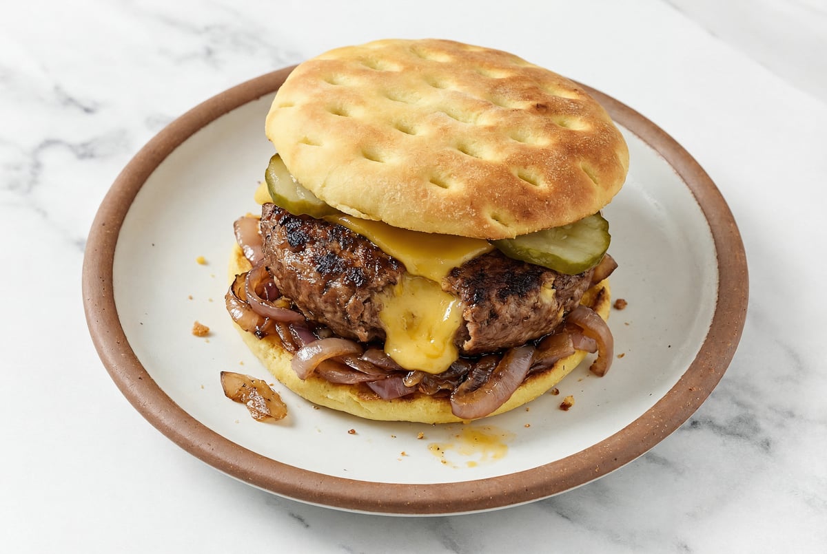 Vegan Jucy Lucy