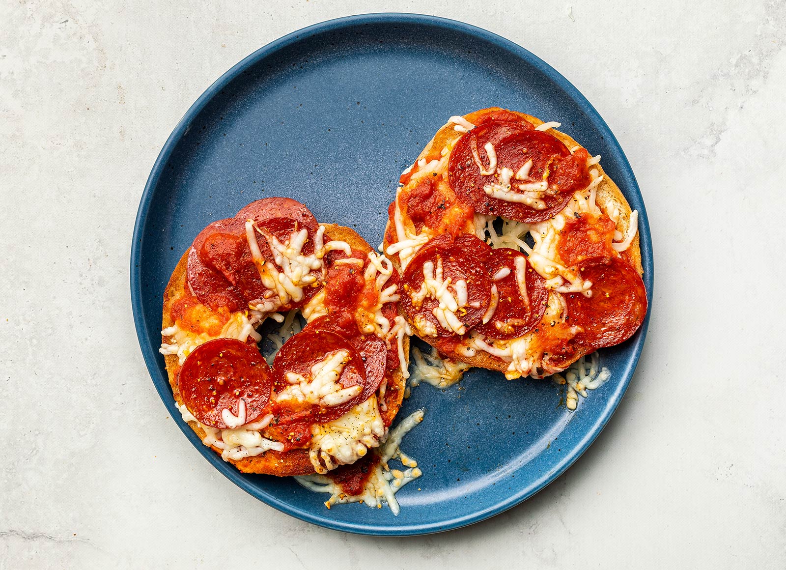 Pepperoni Pizza Bagel