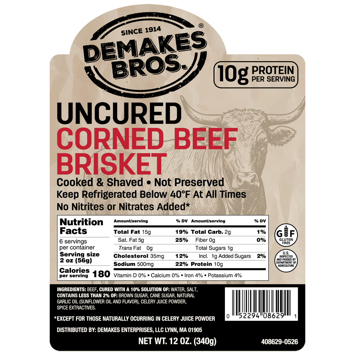 Uncured Corned Beef Brisket 2 of 2