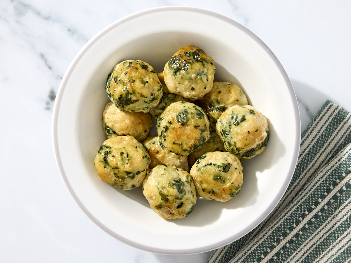 Mediterranean-Style Chicken Meatballs 1 of 2