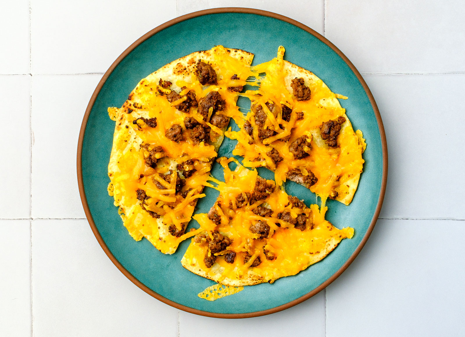 Lean Green Turkey Tostada