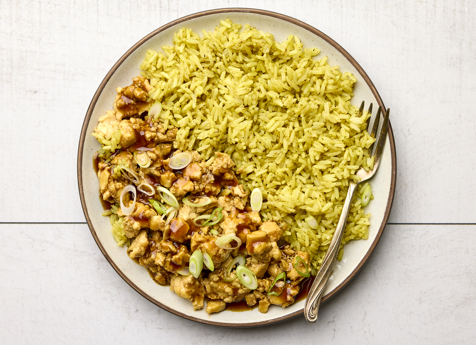 5-Minute Teriyaki Tofu + Seasoned Jasmine Rice