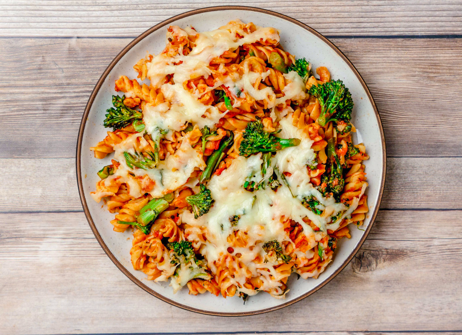 Cheesy Red-Sauce Baked Rotini