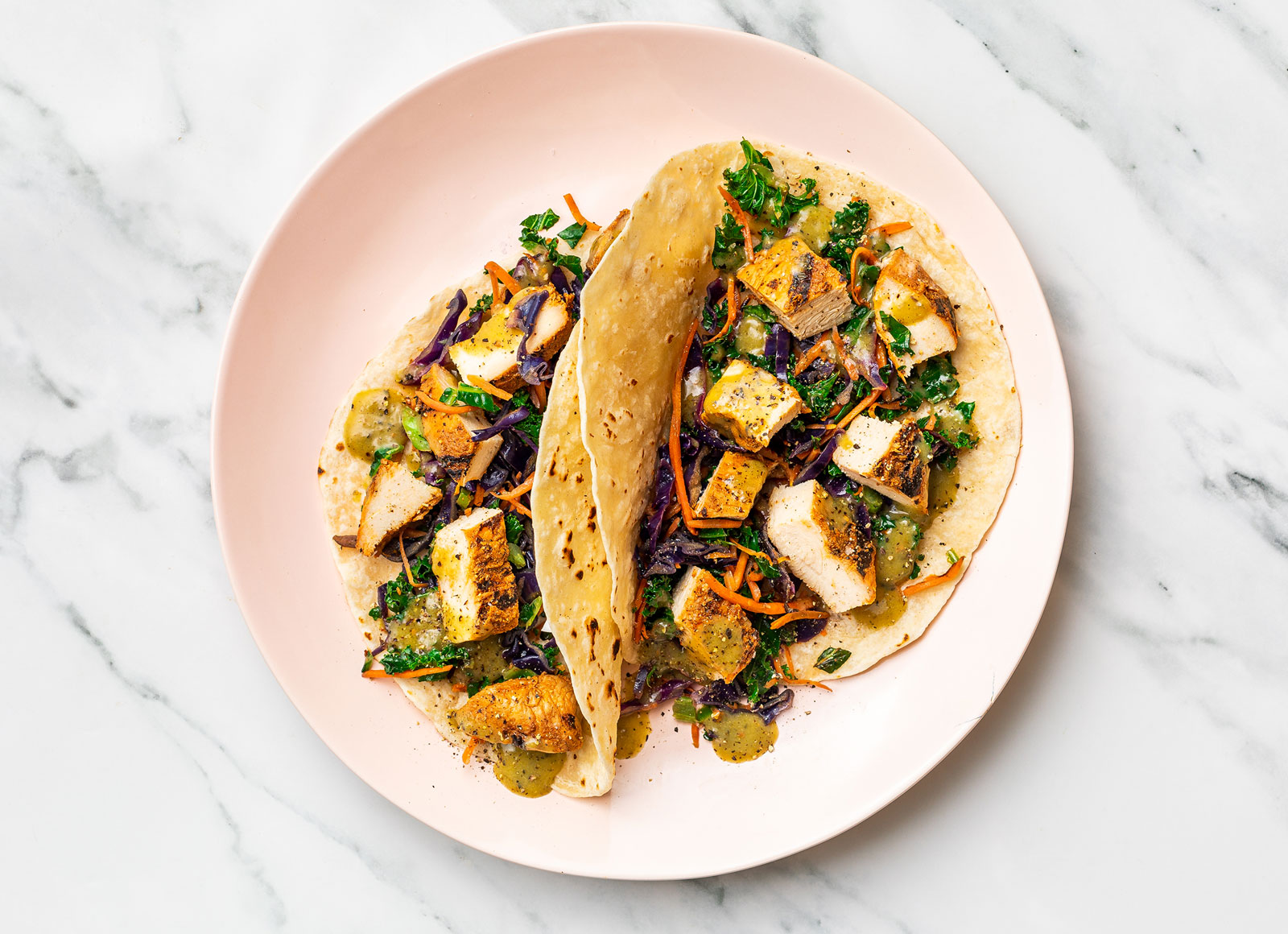 Spicy Blackened Chicken Tacos