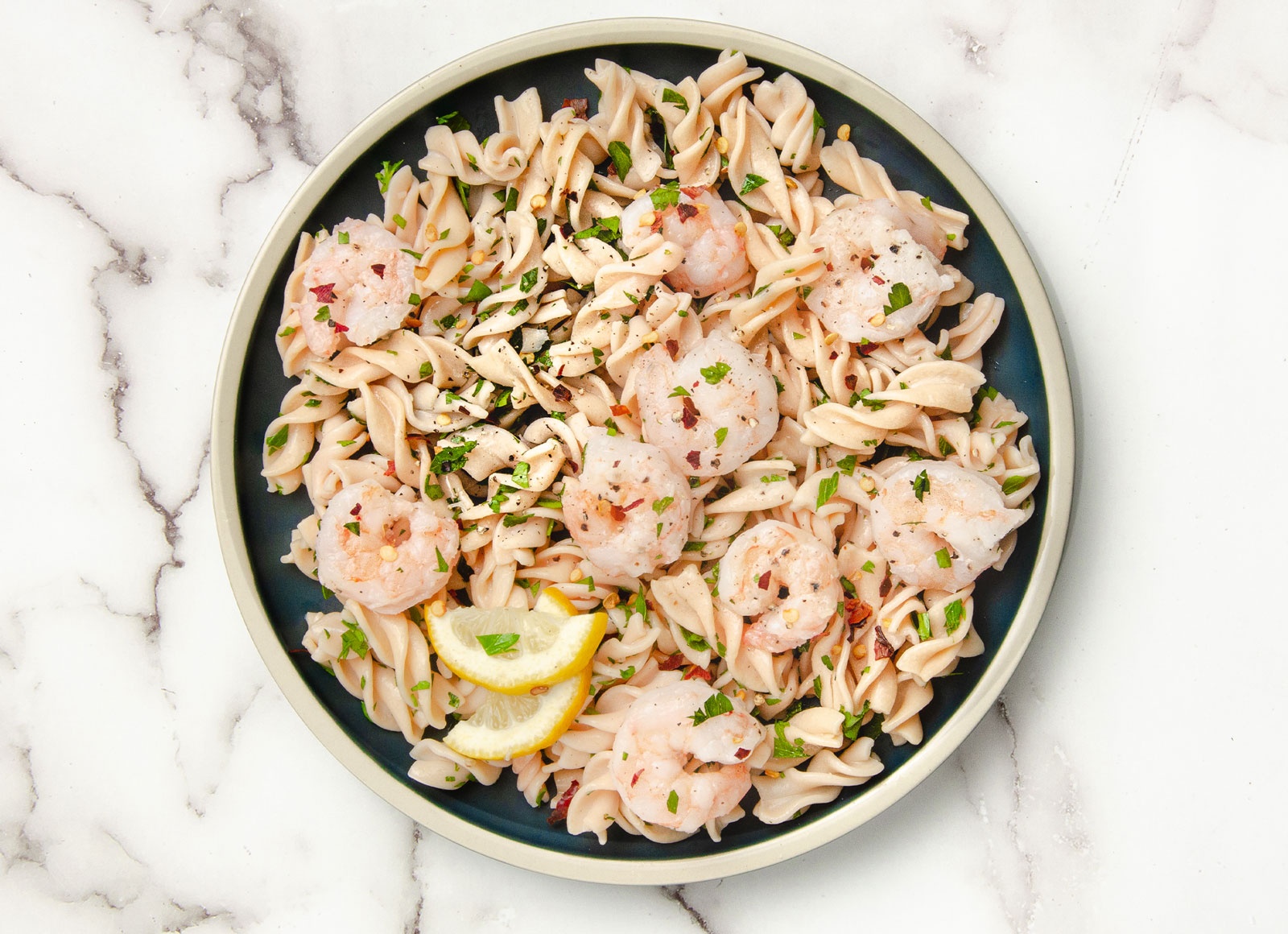 Shrimp Pasta al Limone