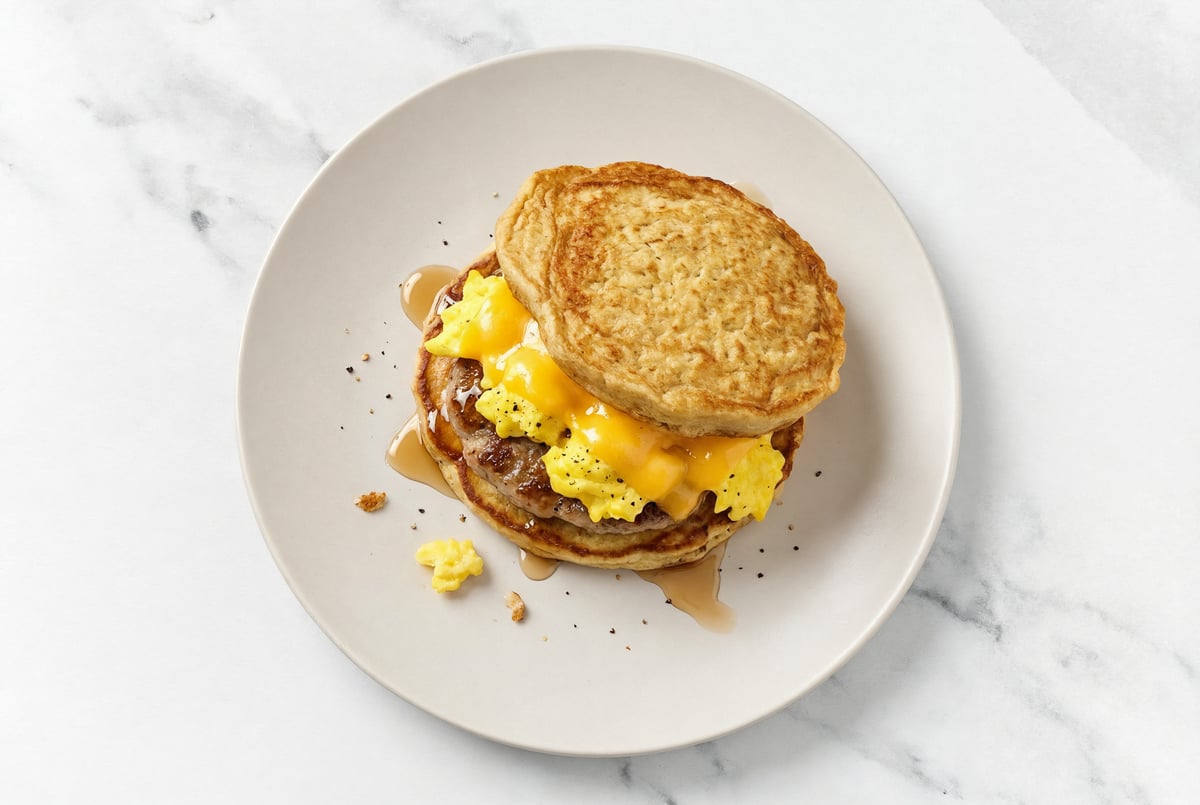 Breakfast Pancake Sandwich