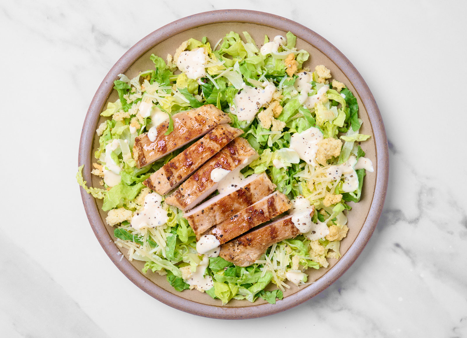 Seared Pork Chop Caesar Salad Hungryroot