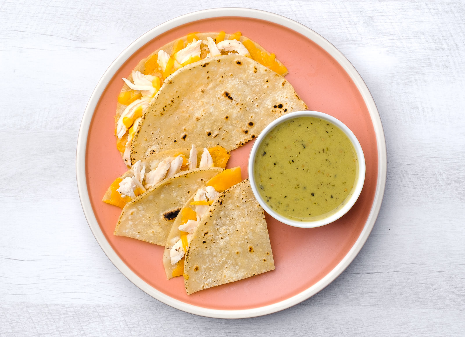 Gluten-Free Spicy Chicken Quesadillas