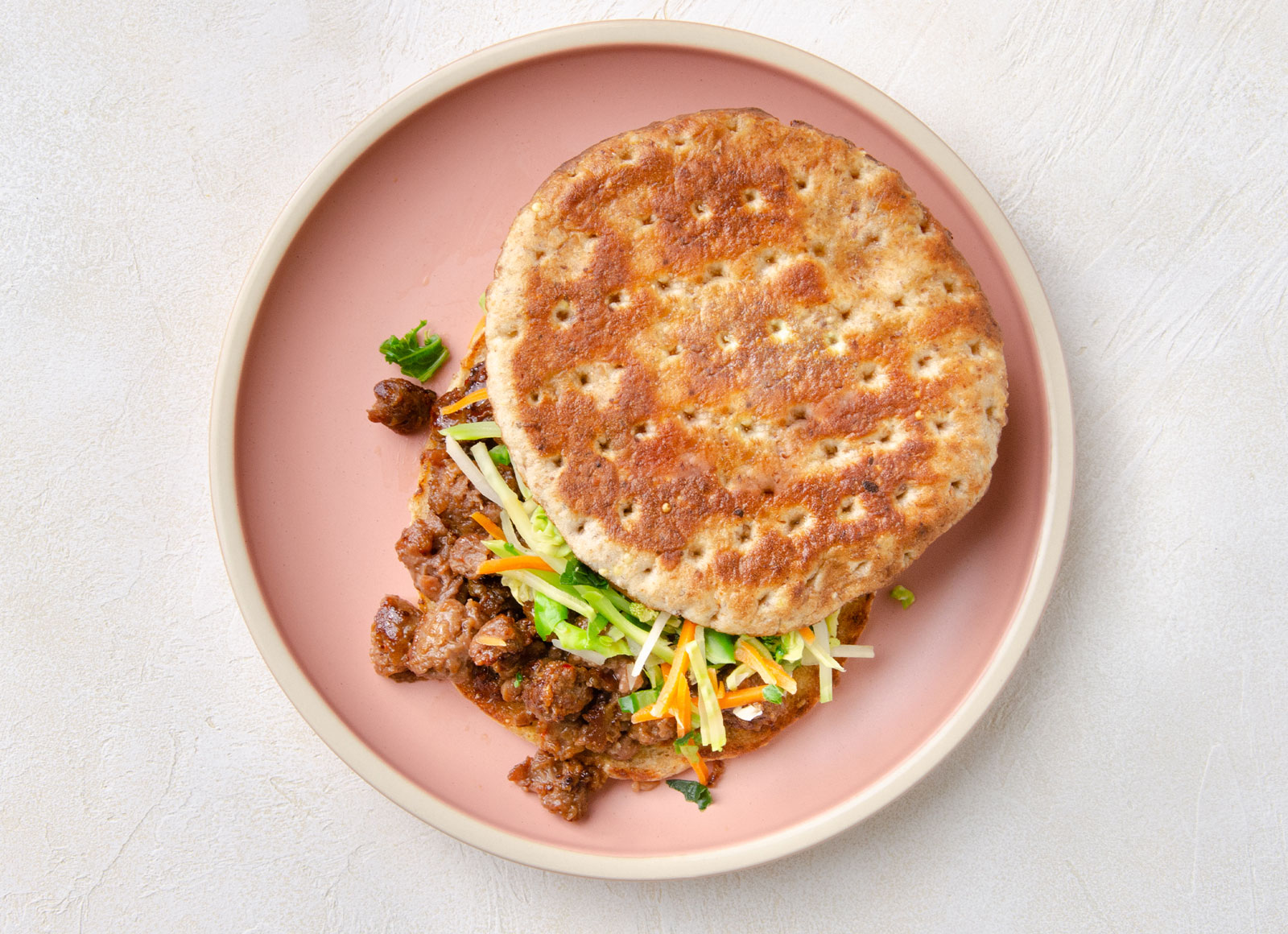 Sweet 'n Sour Sesame Sloppy Joe with The Beyond Burger
