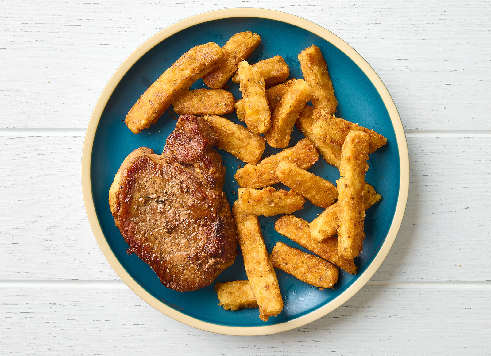 Ribeye Steak + Veggie Super Fries