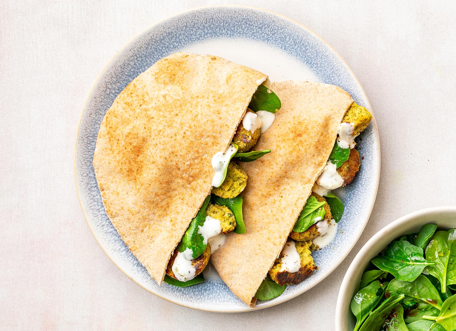 Classic Tzatziki'd Falafel Sandwiches