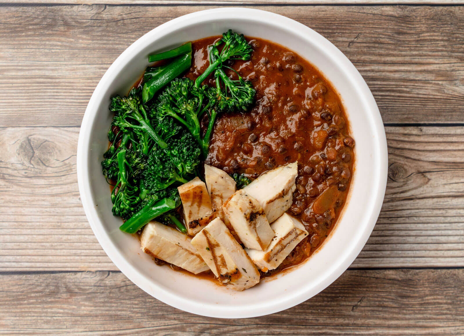 Cozy Chicken and Lentils Bowl