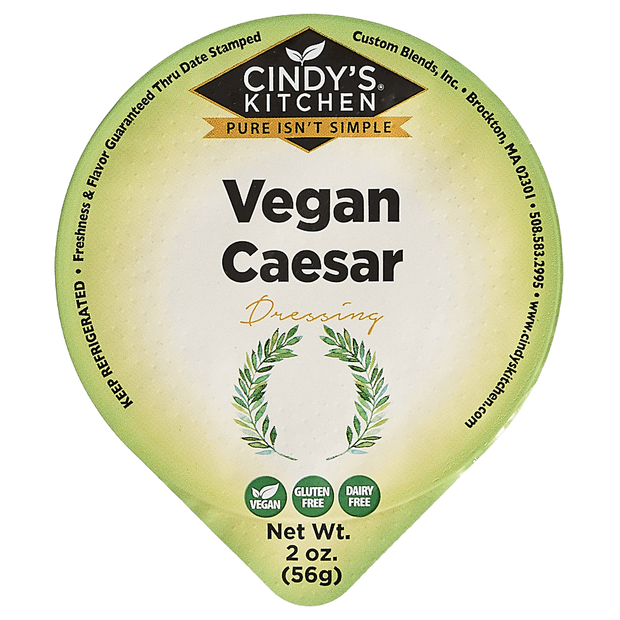 Organic Vegan Caesar Dressing Cup 2 of 2