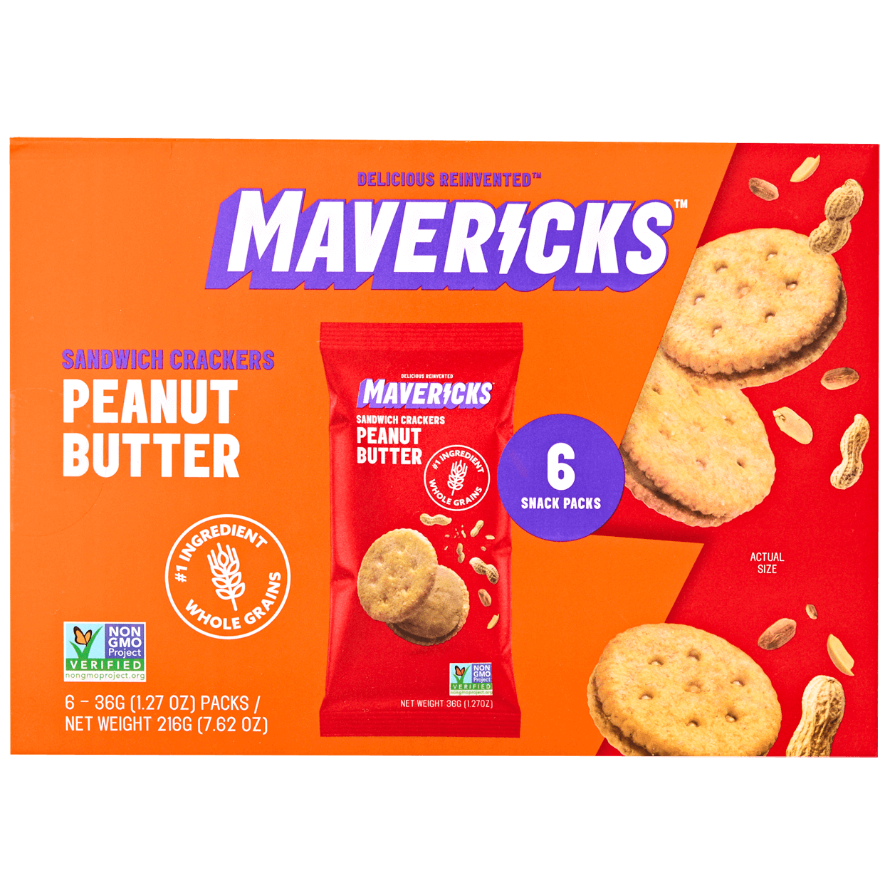 Peanut Butter Sandwich Crackers - 6 pack 2 of 2