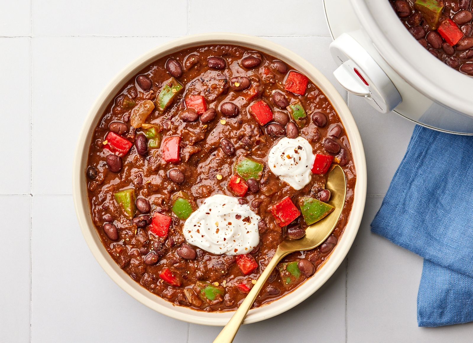 Slow Cooker Cuban Spiced Black Beans Bean Chili