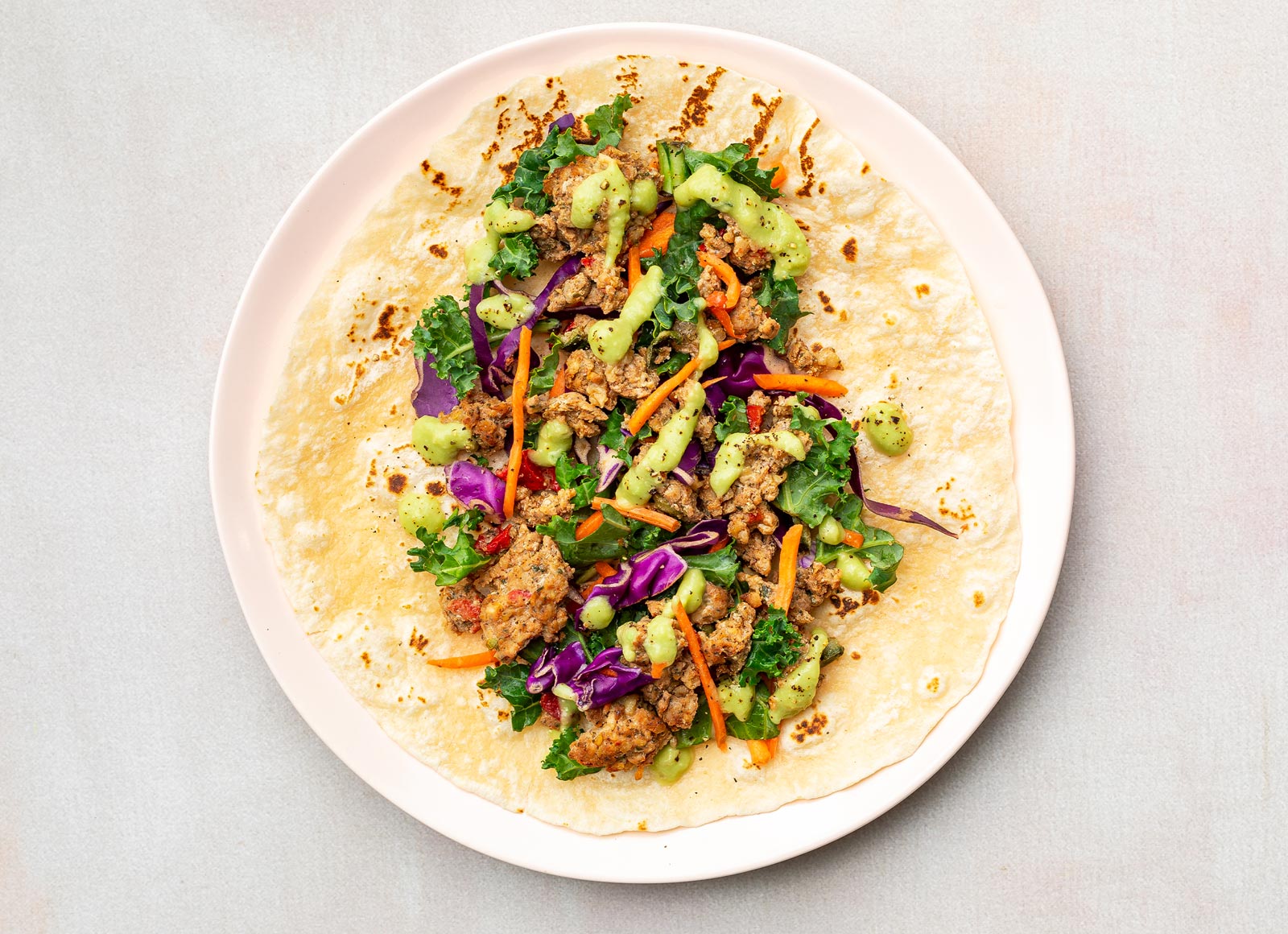 XL Rainbow Chicken Tacos