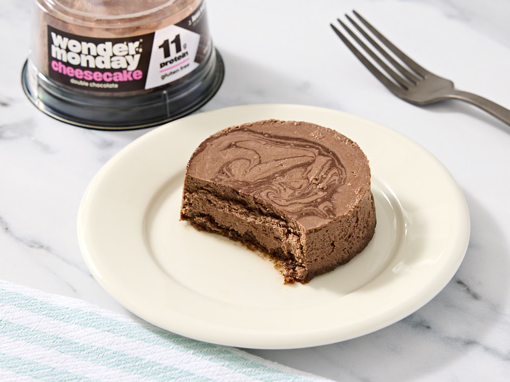 Gluten Free Double Chocolate Cheesecake with Protein 1 of 2