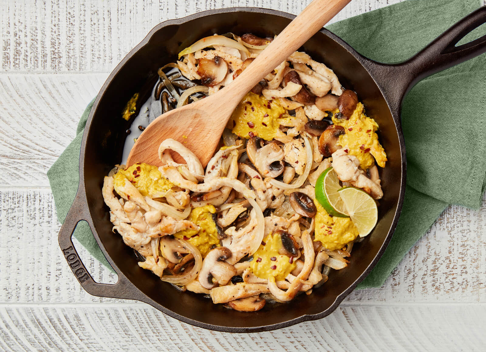 Island-Style Curry Chicken + Mushrooms
