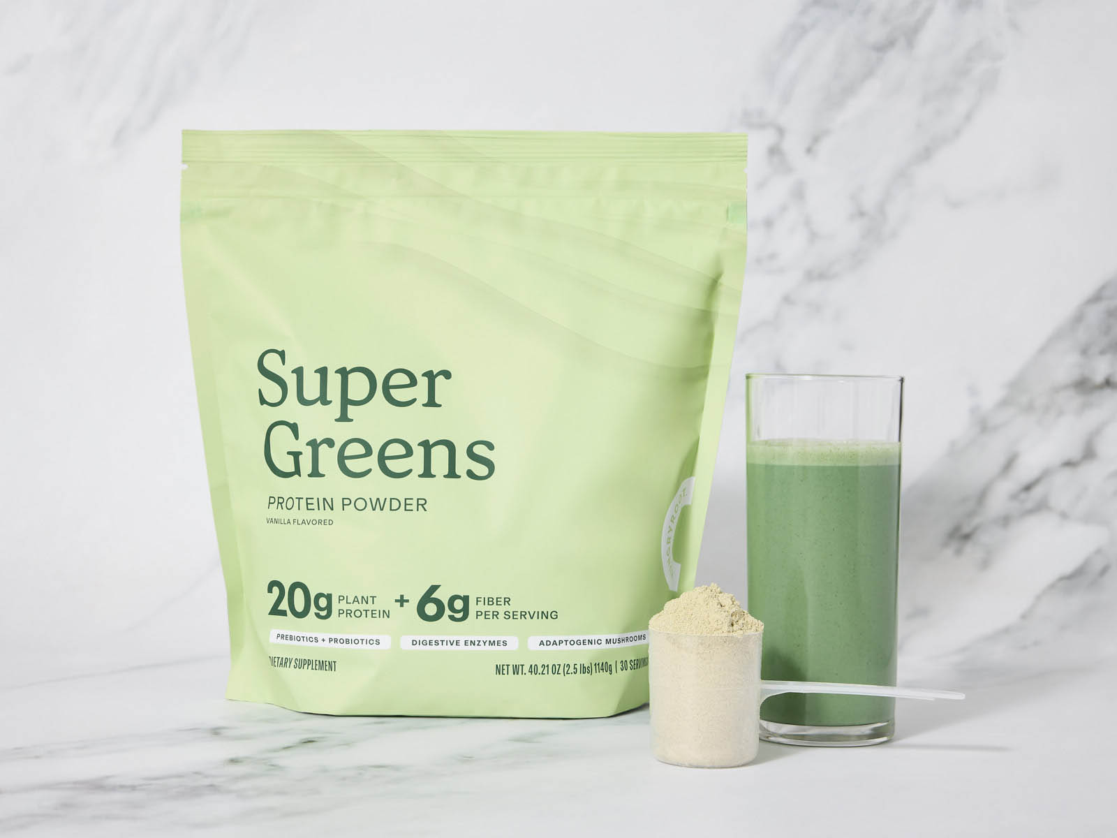 Super Greens Protein Powder 1 of 2