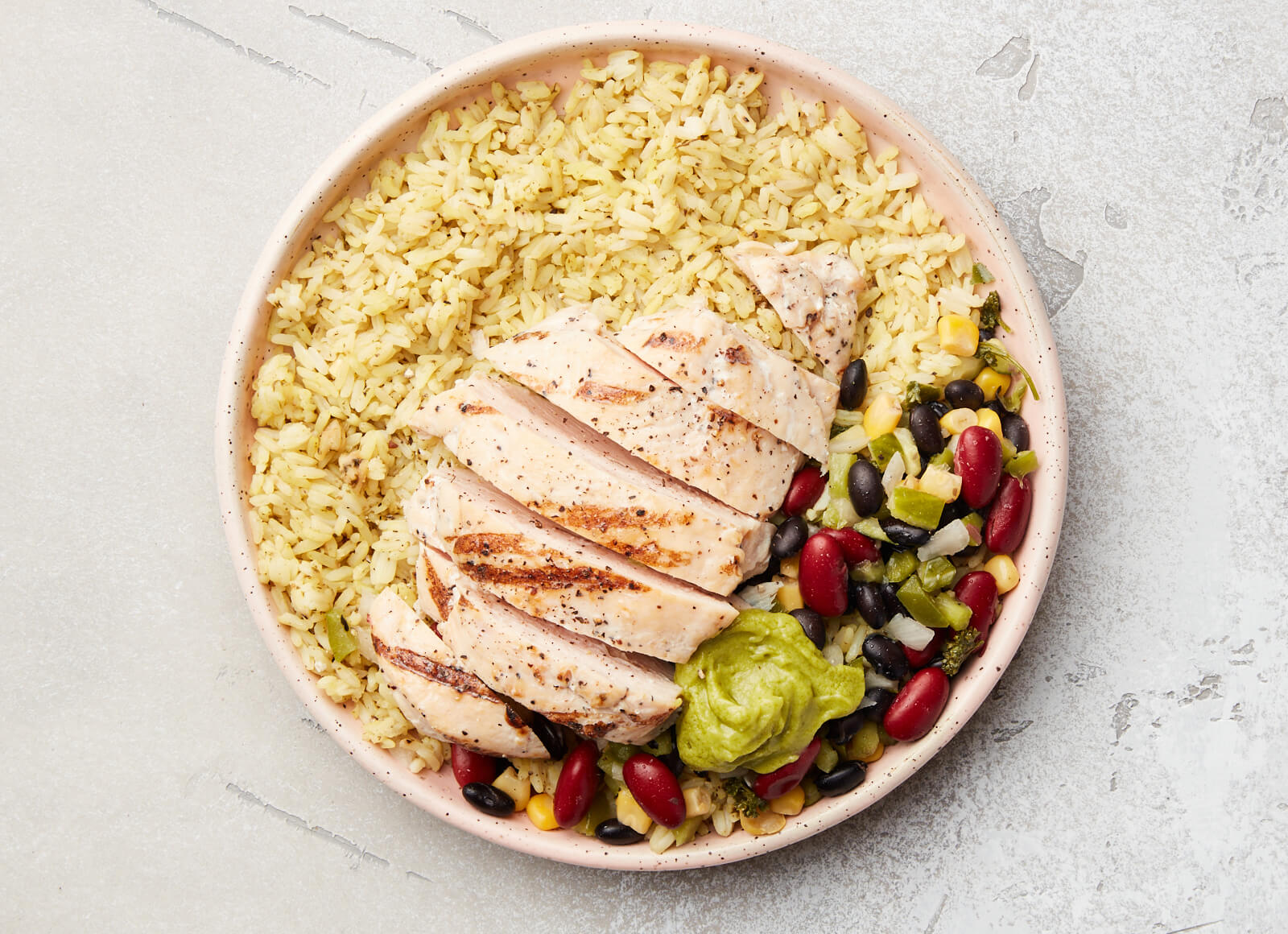 Southwestern Seasoned Grilled Chicken Breast + Black Bean Bowl