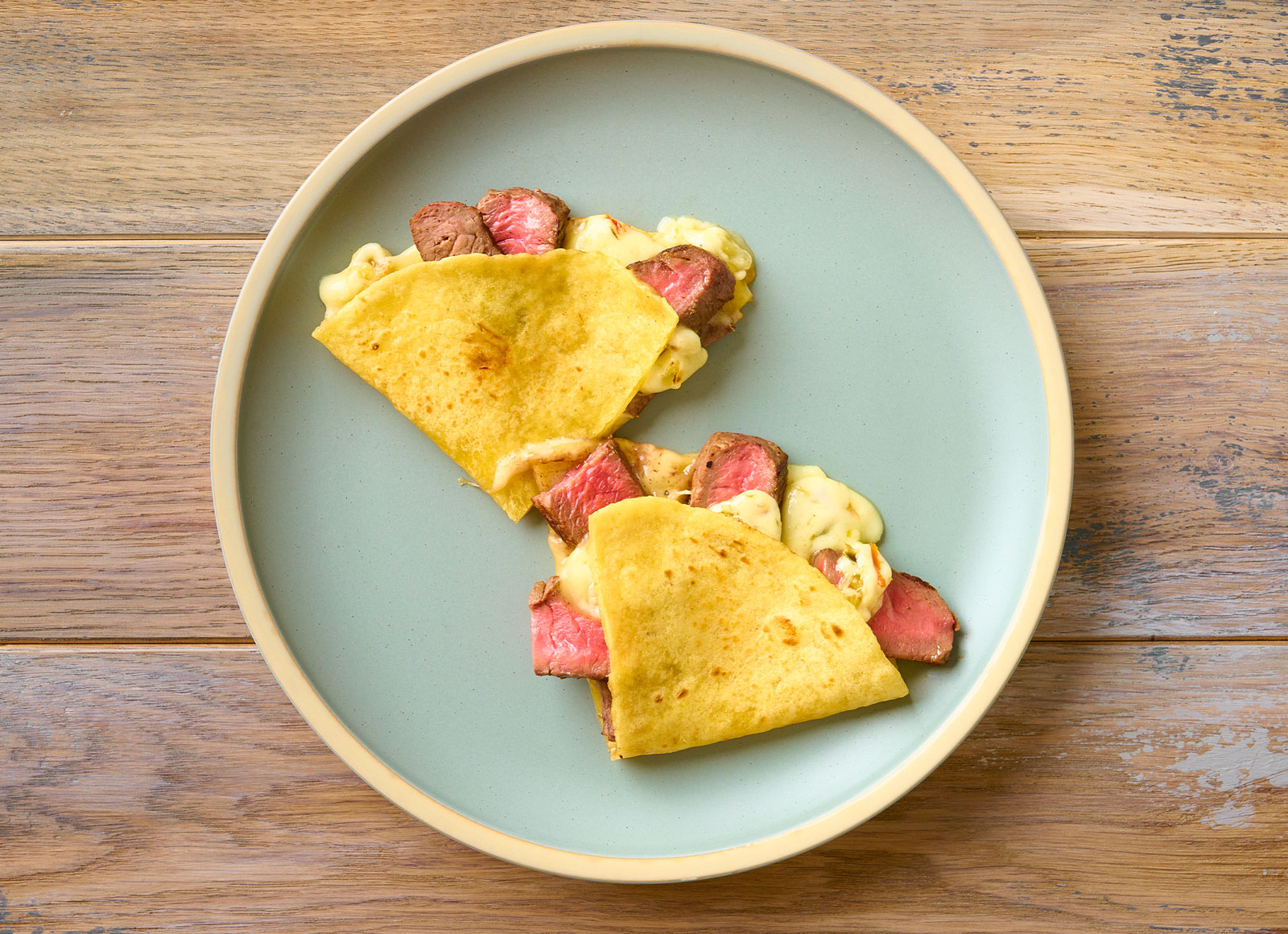 Spicy Sirloin Steak Quesadillas