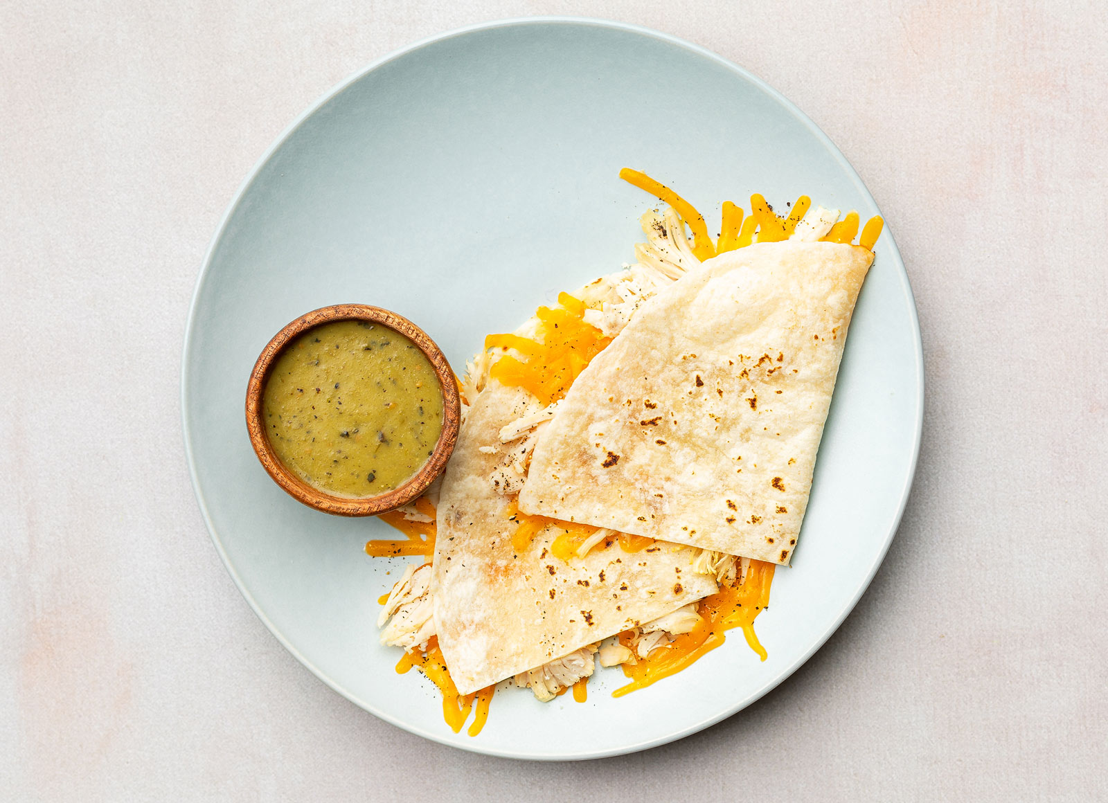 Spicy Chicken Quesadillas