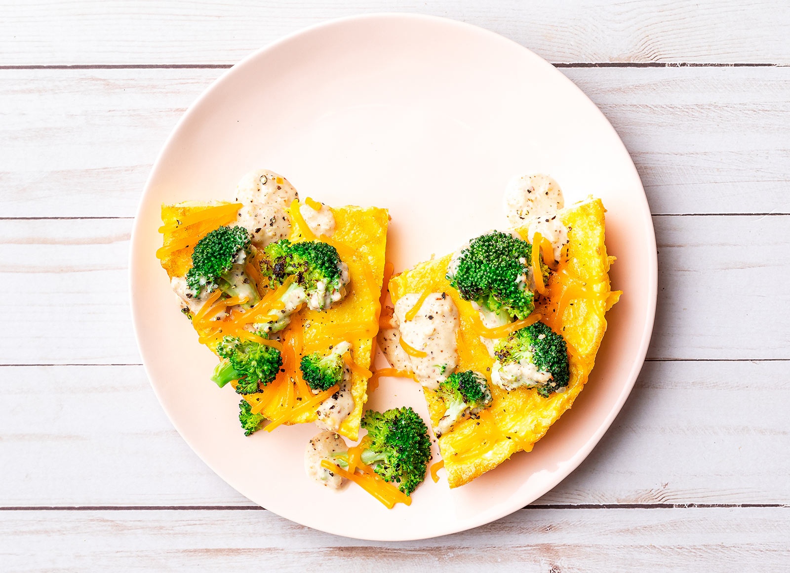 Broccoli Cheddar Crustless Quiche
