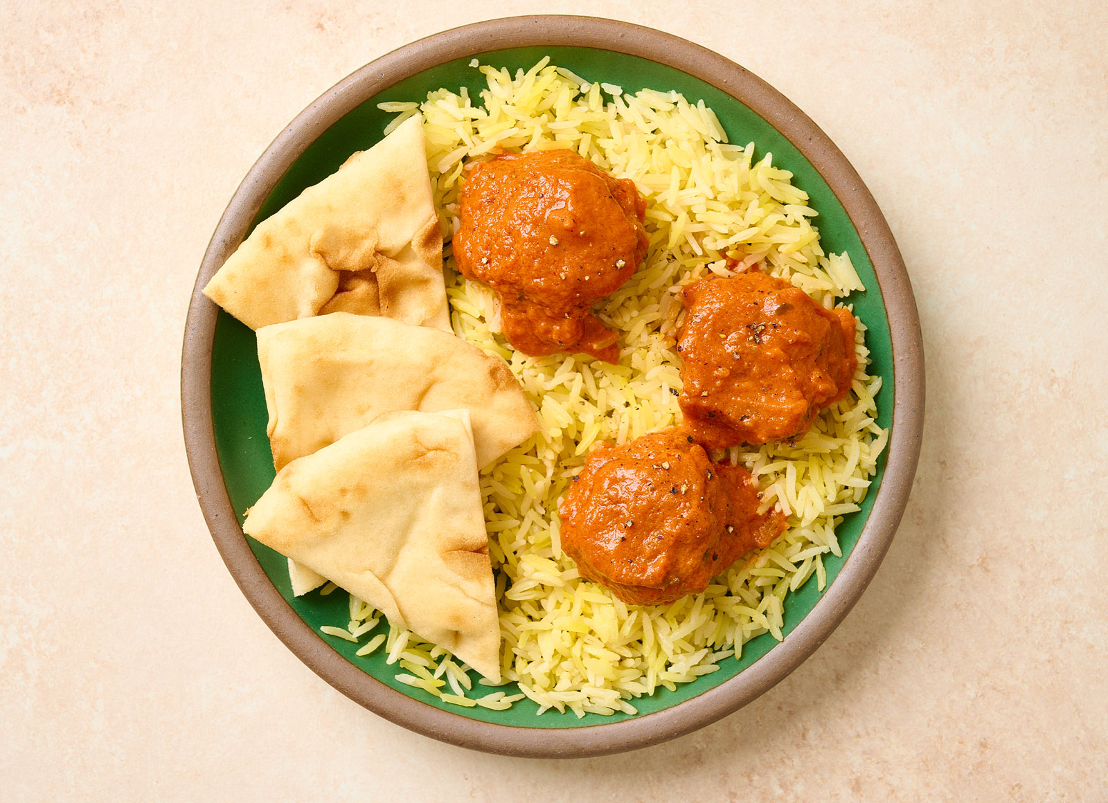 Chicken Tikka Masala with Cauli Rice + Naan