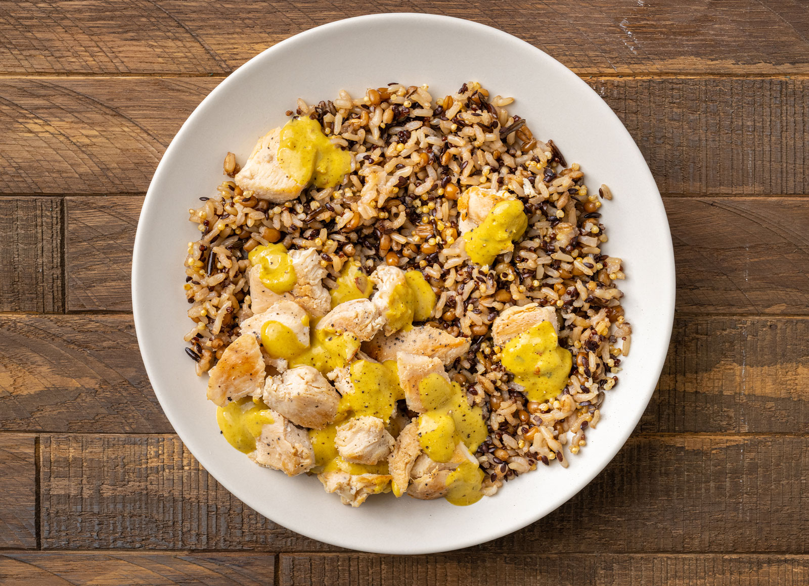 Coconut Chicken with Grains