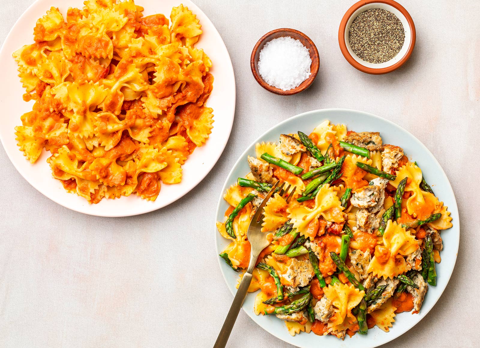 タッキーちゃん　ファスティング　KALA エッセンシャルズ 100ml Creamy Chicken and Asparagus Farfalle Pasta + Kid-Friendly Plain