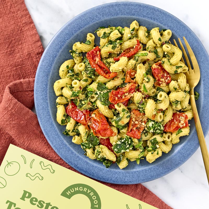 Pesto + Roasted Tomato Cavatappi 1 of 2