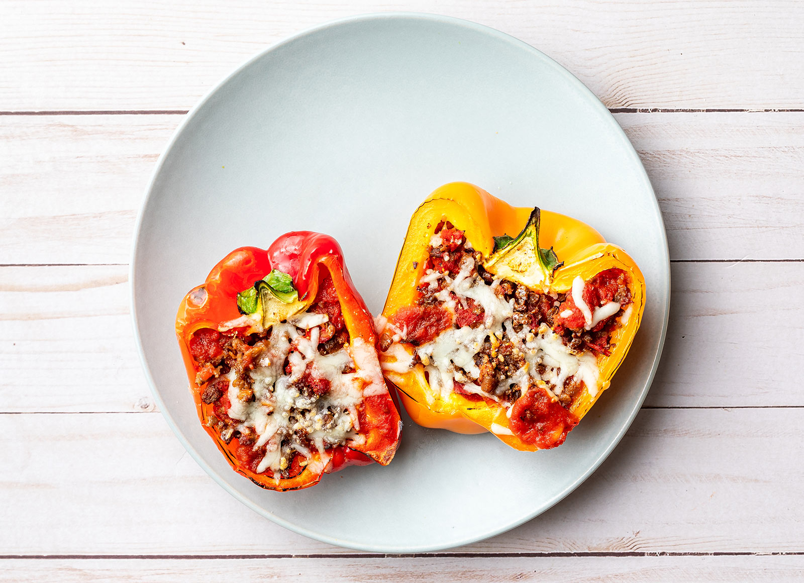  The Beyond Burger Meat Italian-Style Stuffed Peppers