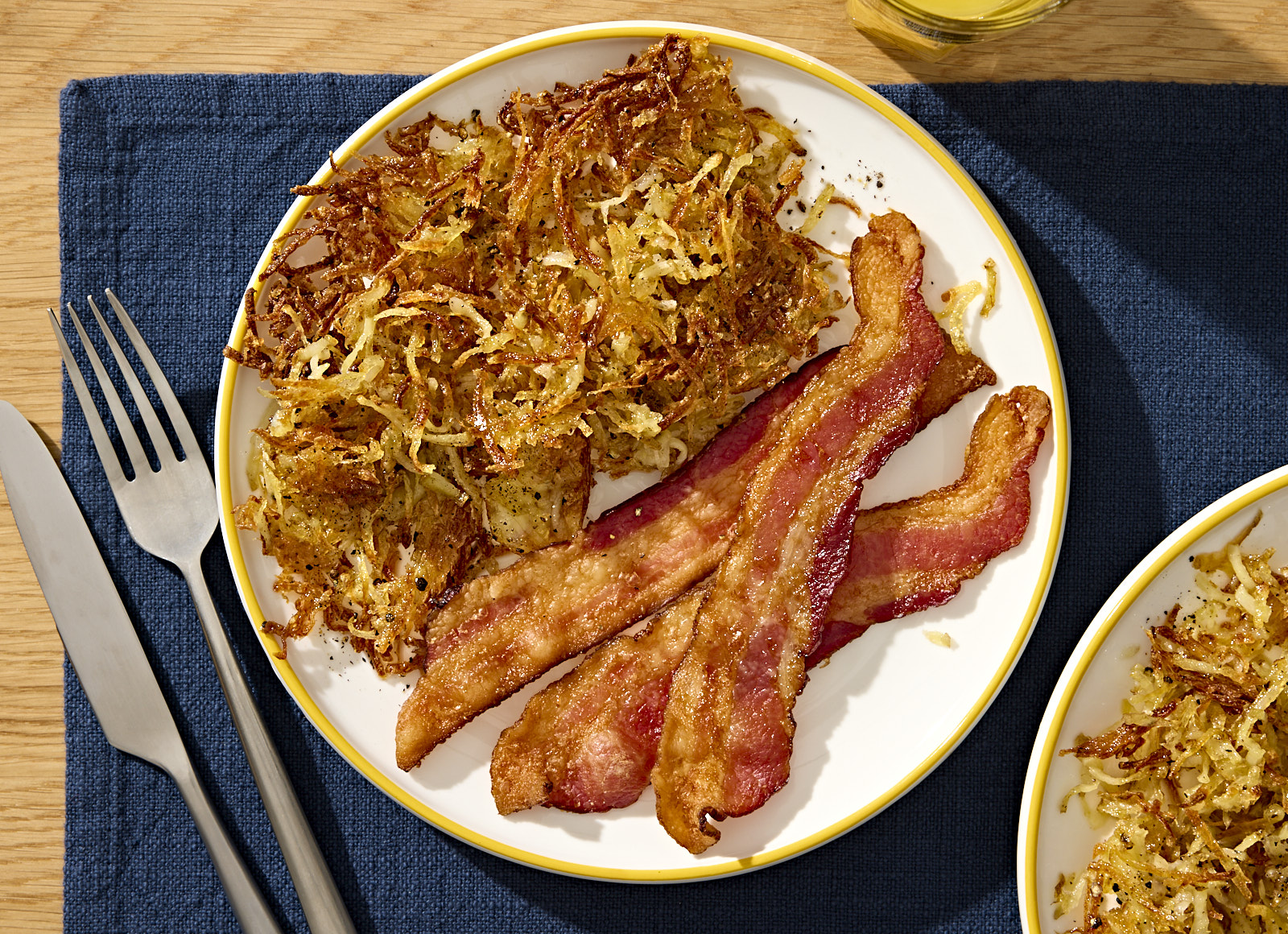 America's Test Kitchen Oven-Fried Bacon + Hashbrowns
