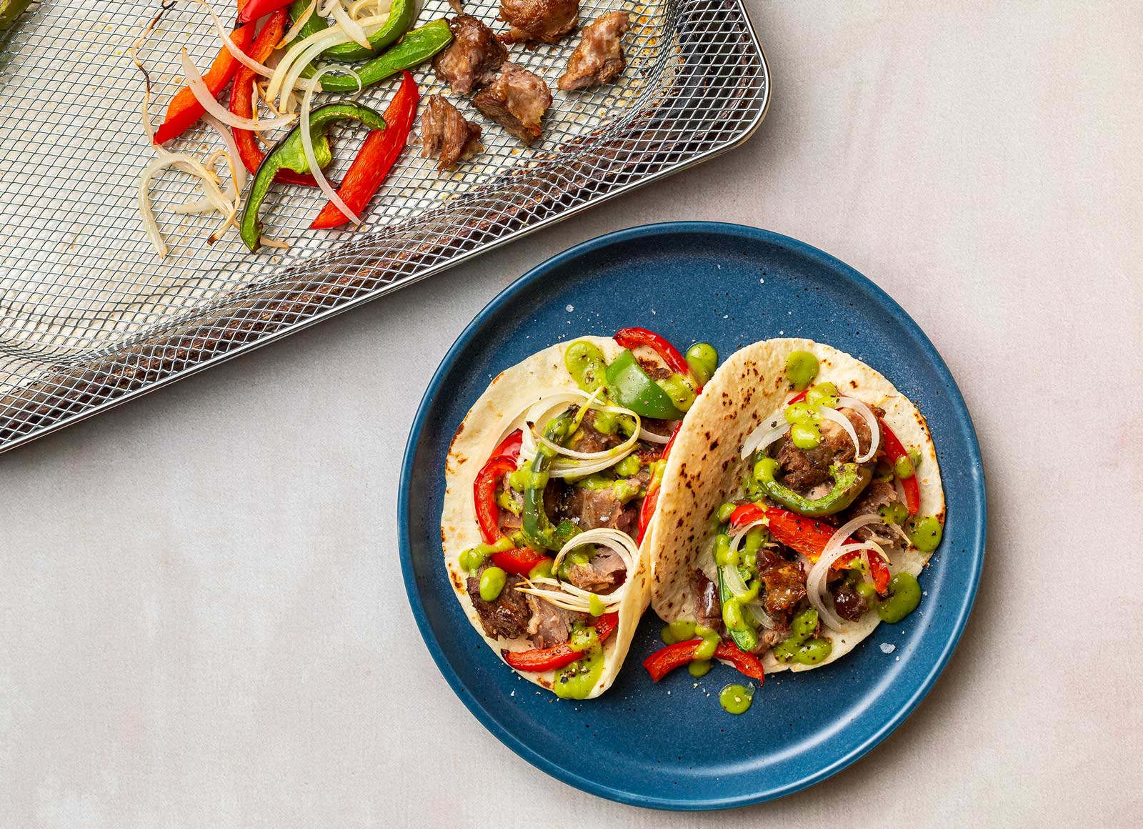 Air Fryer Kalua Pork Fajitas