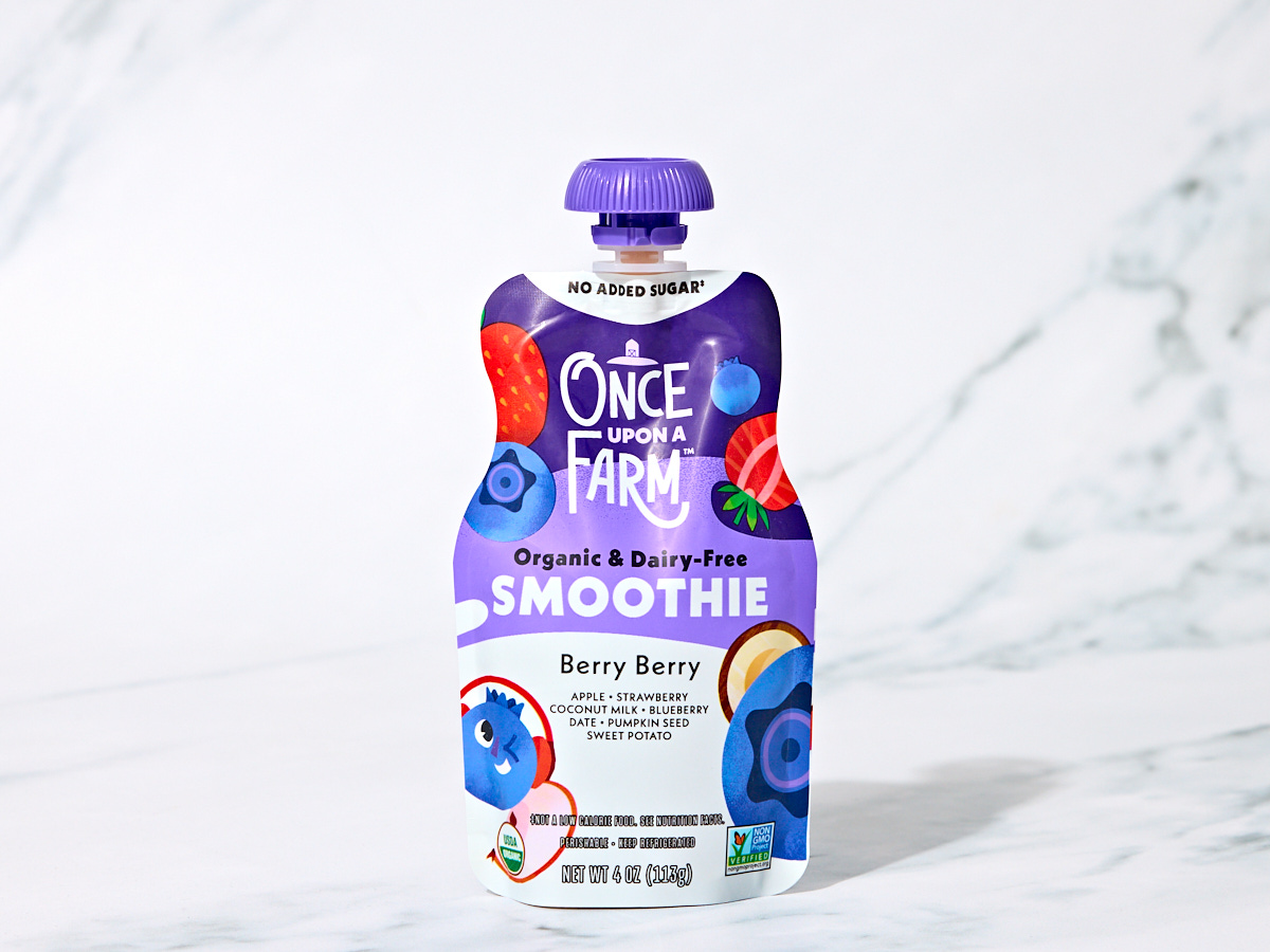 Organic Berry Berry Dairy-Free Smoothie Pouch 1 of 2