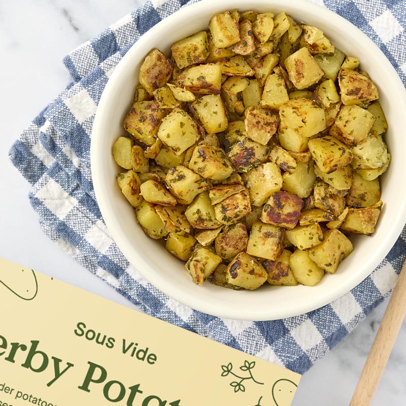 Sous Vide Herby Potatoes 1 of 2