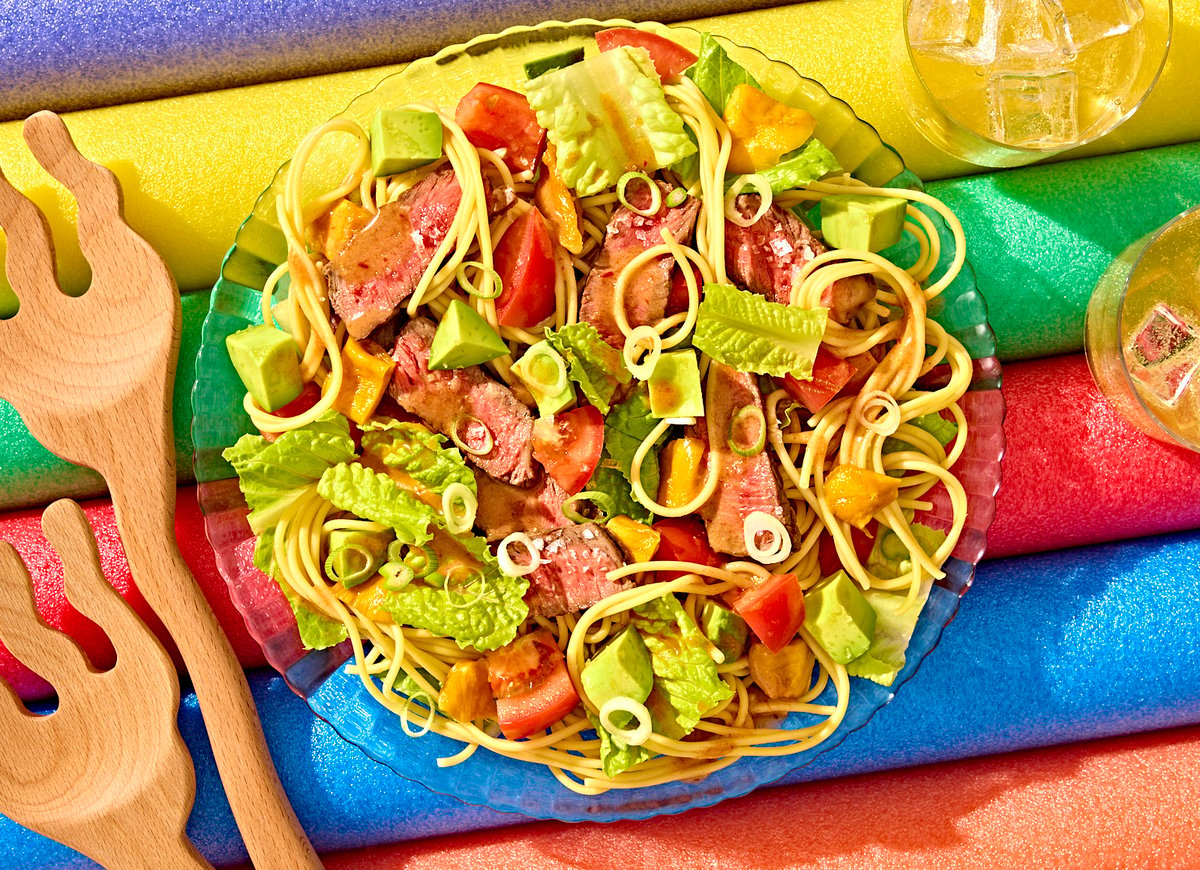 Evil Grilled Beef Noodle Salad