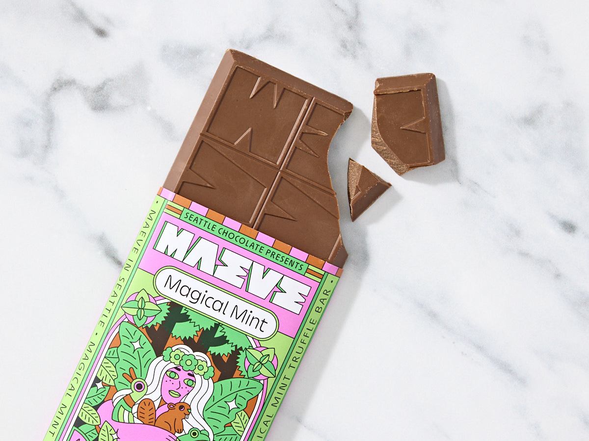 Magical Mint Truffle Chocolate Bar 1 of 2
