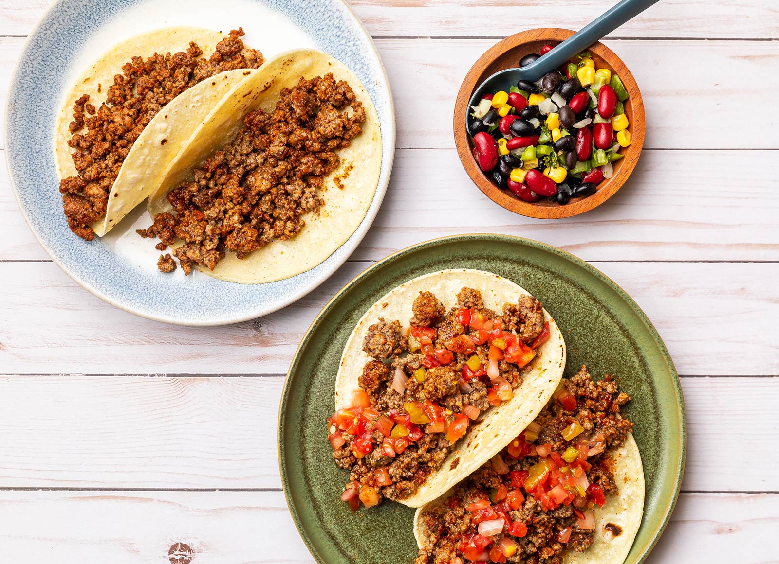  Beef Tacos with Fresh Salsa + Kid-Friendly Simple Beef Tacos