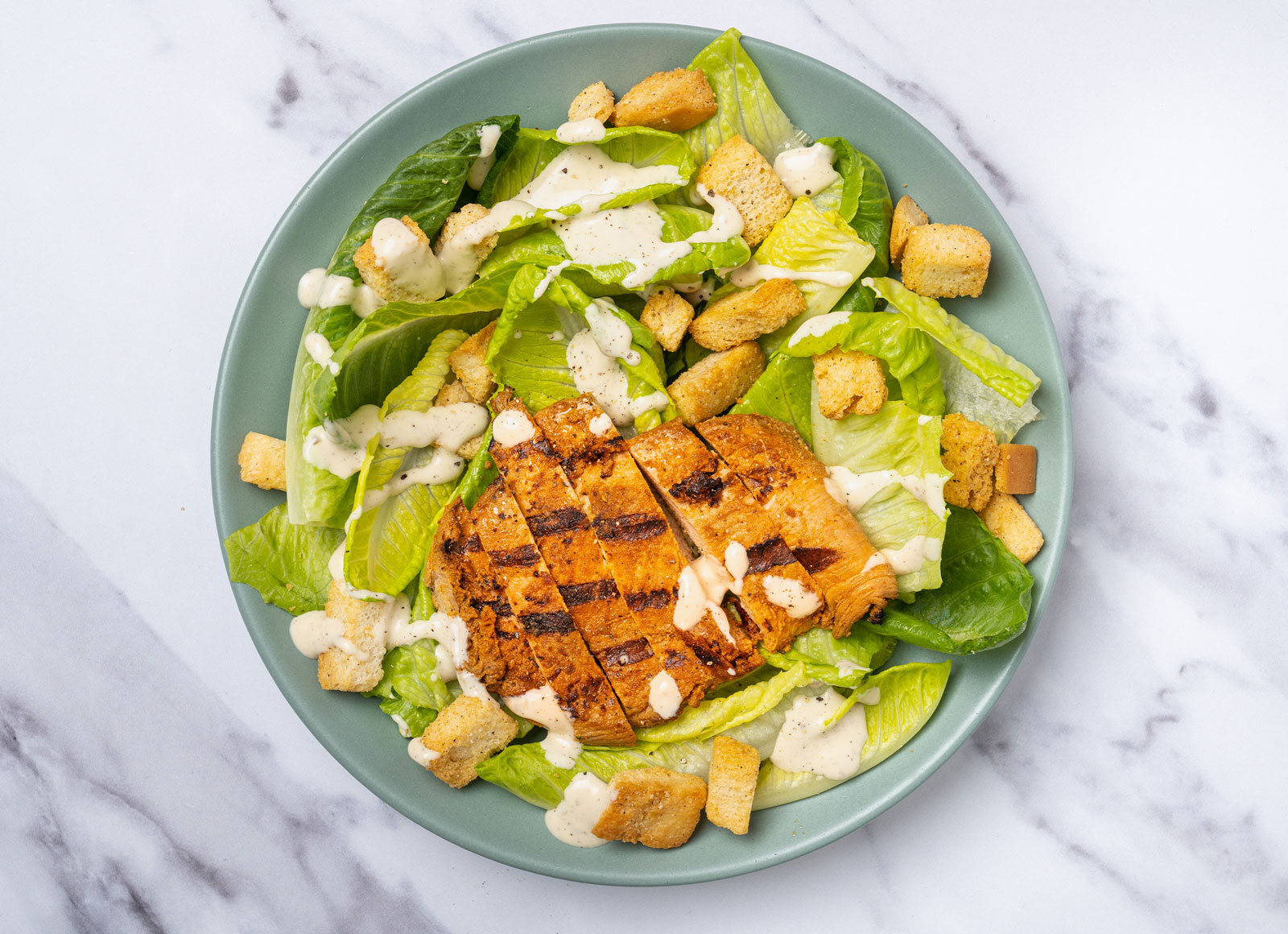 Blackened Chicken Caesar Salad