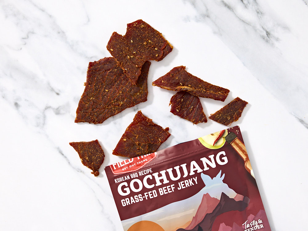 Grass-fed Beef Jerky - Gochujang Korean BBQ 1 of 2