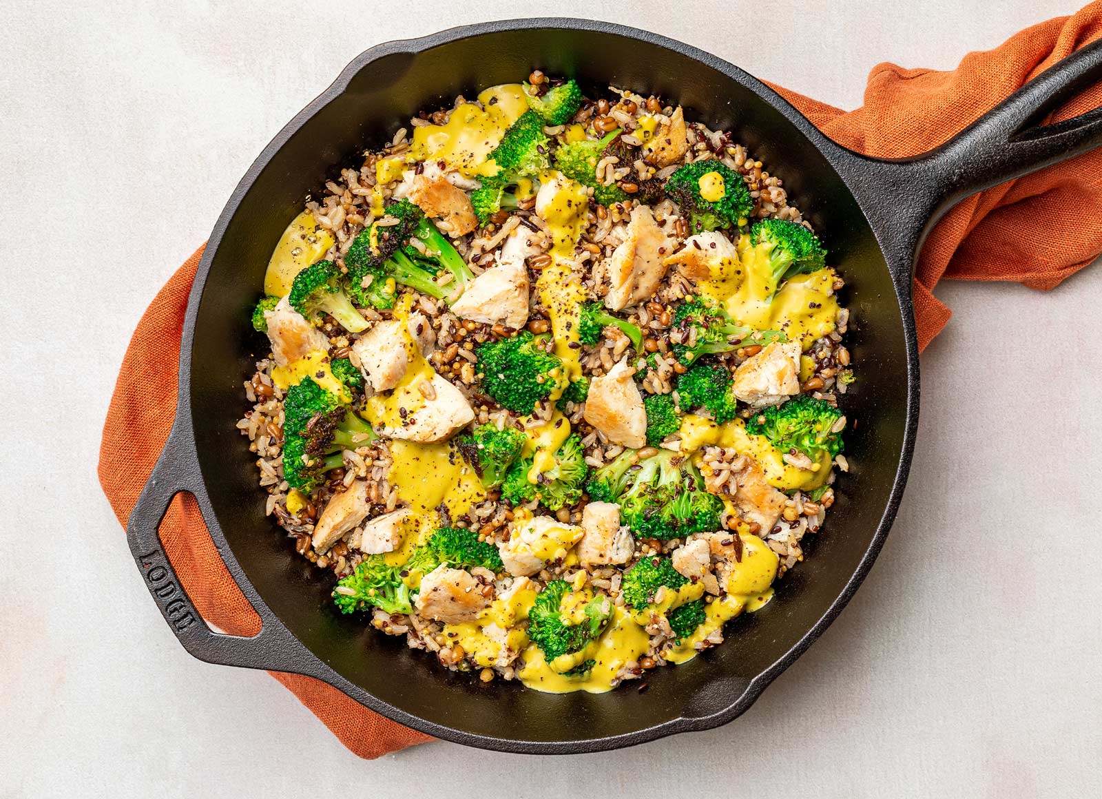 Coconut Chicken + Broccoli Bowl
