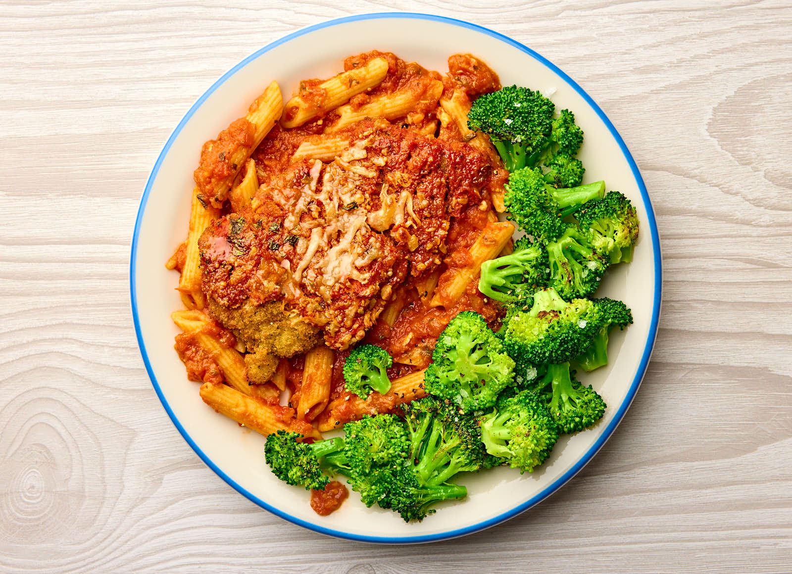 Chicken Parmesan & Broccoli