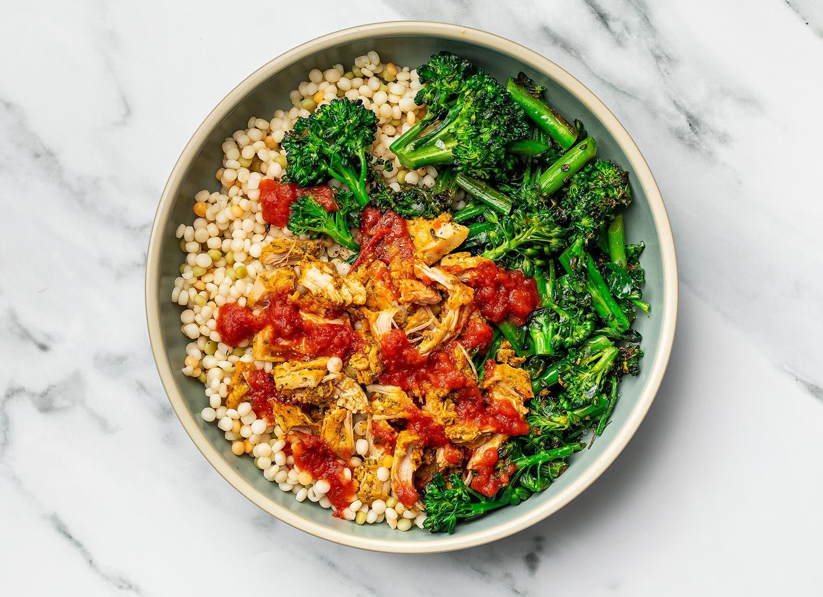 Tomatoey Chicken Shawarma Couscous