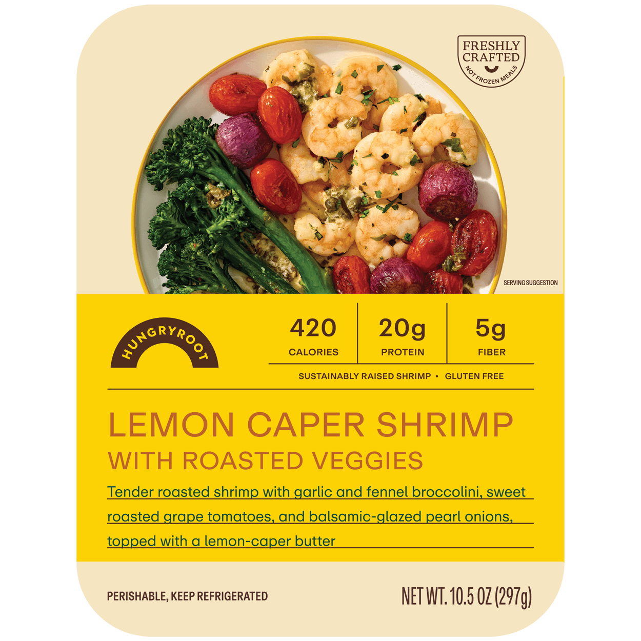 Lemon Caper Shrimp with Roasted Veggies 2 of 2