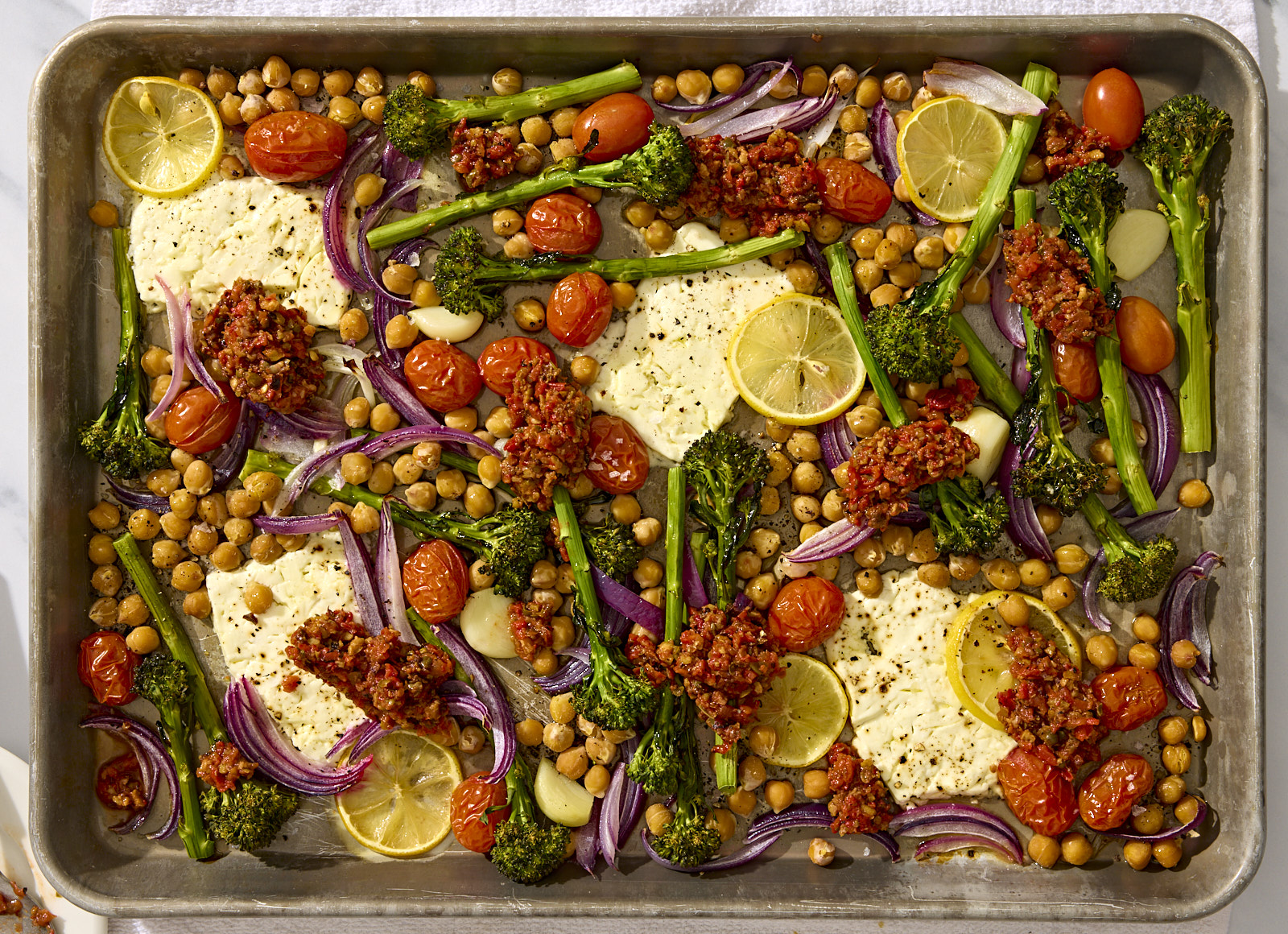 The featured recipe from the Gourmet Sheet Pan Recipes