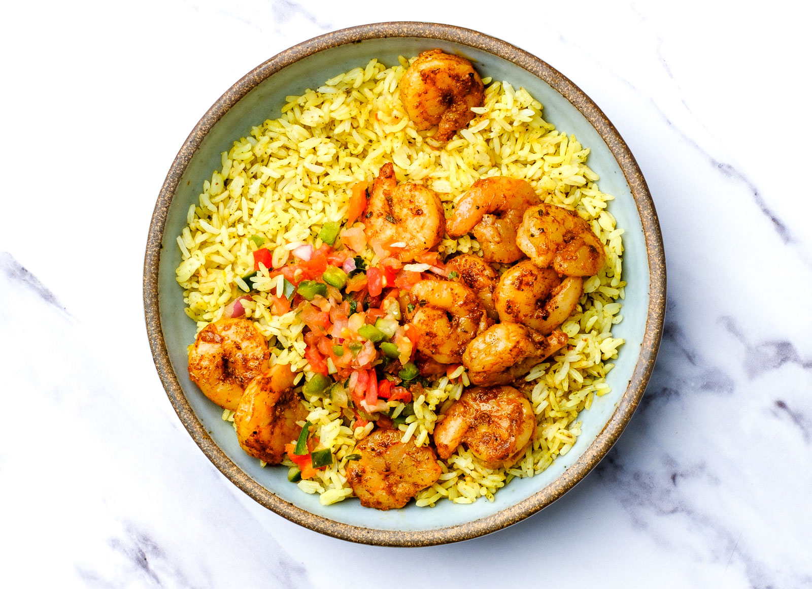 Super Fresh Southwestern Gulf Shrimp Bowl