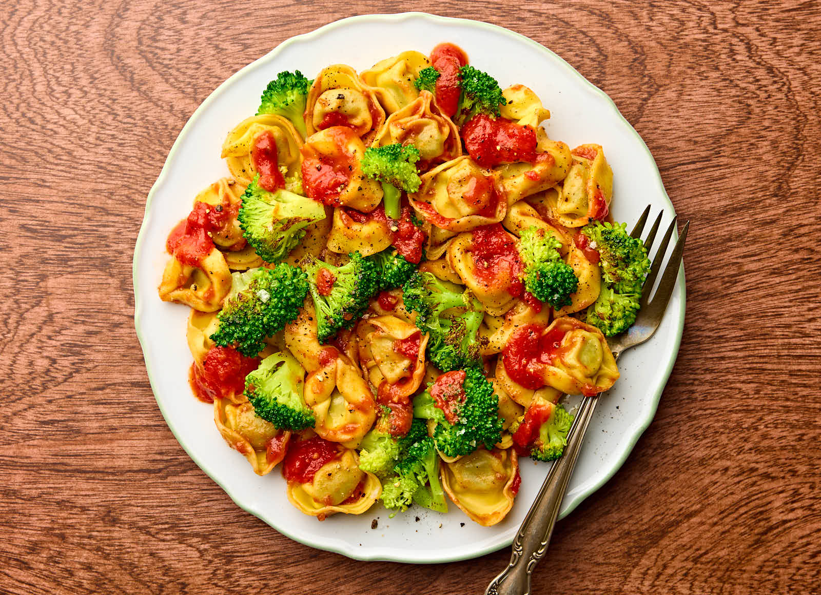 Saucy Marinara Tortellini + Broccoli