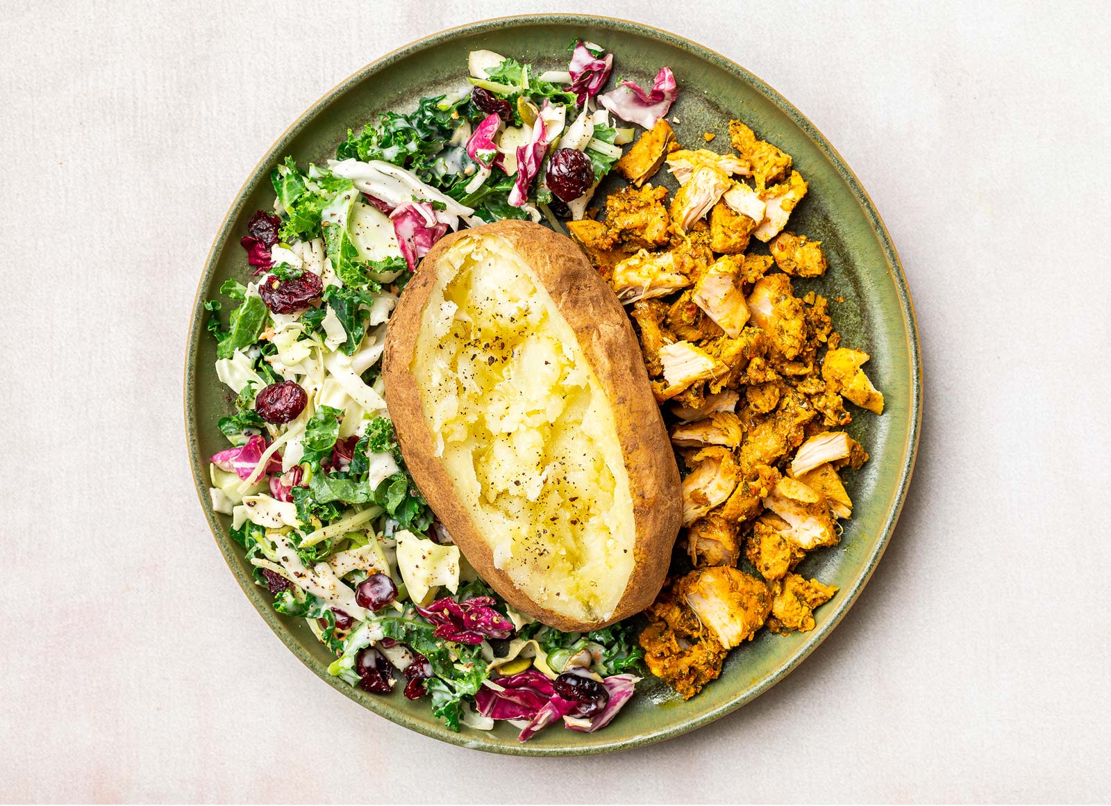 Chicken Shawarma with Kale Side Salad