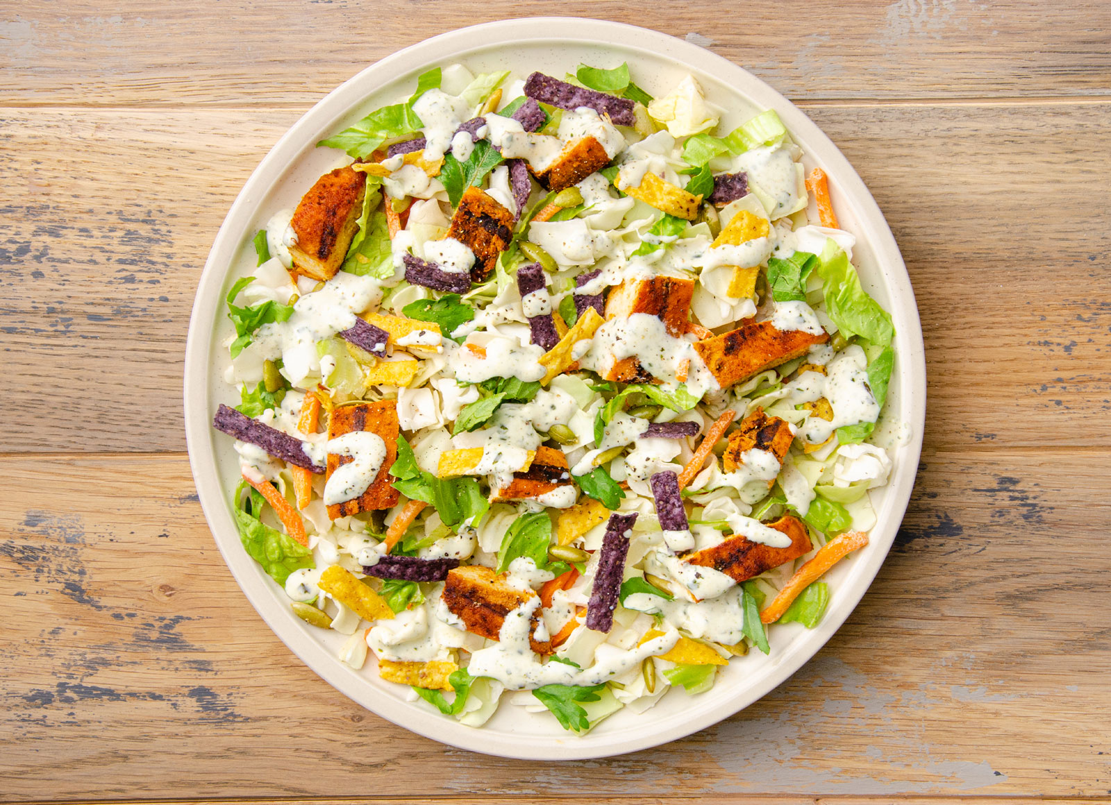 Southwest Chopped Salad with Blackened Chicken